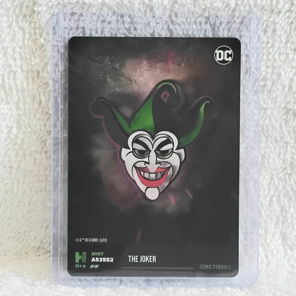 5/$20 Mint 2023 Hro Hybrid The Joker DC Logo Card A53552!!